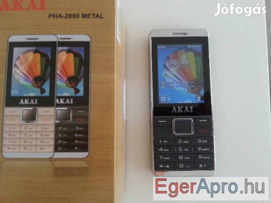 Mobiltelefonok - Akai PHA 2880 kártyafüggetlen dual simes szép állpotú  mobil eladó!